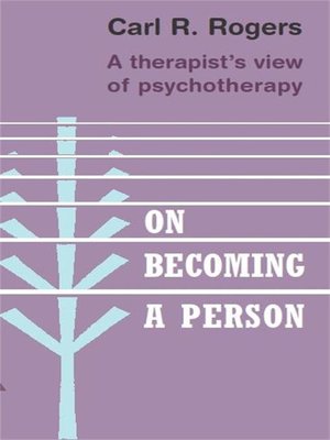 cover image of On Becoming a Person
